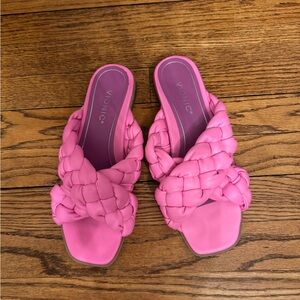 Vionic Women's Vibrant Pink Braided Sandals